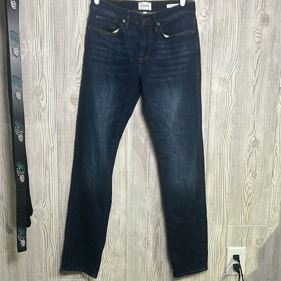 Men’s Frame L'Homme Slim Fit Jeans Dark Wash Size 30 - Picture 1 of 6